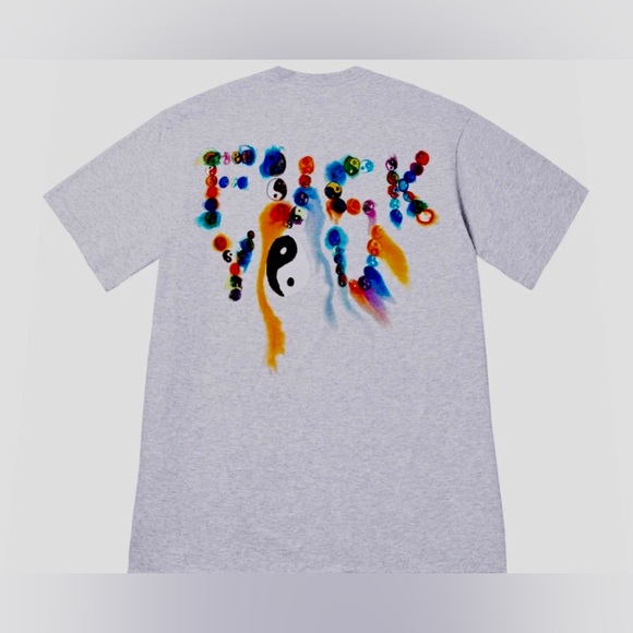 SUPREME Authentic Ying Yang “F*%# You” graphic tee. NEW - Picture 2 of 11